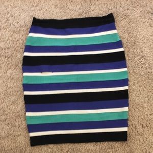 BEBE Bandage Mini Skirt